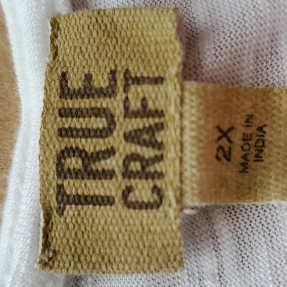 True Craft white sleeveless top lace trim  2X 100 % viscose - Picture 3 of 10